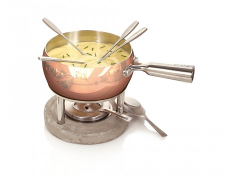 Fonduesett Kobber